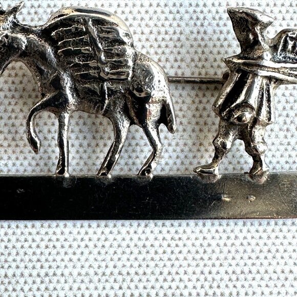 Ramirez 900 Silver Burro Brooch - Picture 8 of 12